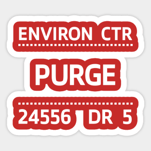 Bladerunner spinner purge display Sticker